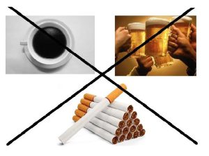 Thói quen sử dụng chất kích thích làm suy giảm chức năng gan và các cơ quan sản xuất hormone.