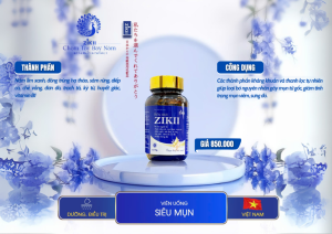 Viên uống mụn zikii giúp cải thiện sắc tố da và cân bằng nội tiết tố